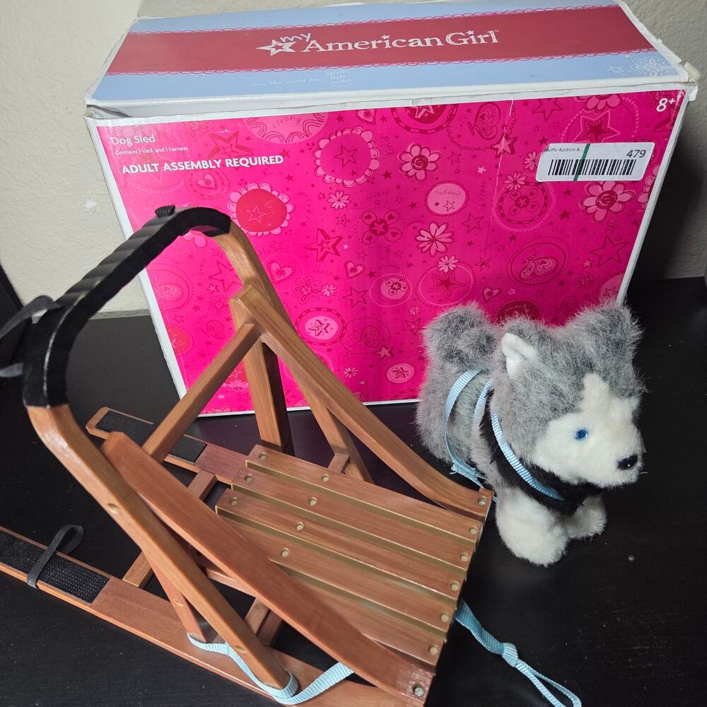American Girl 2010 Dog Sled II Husky Dog Pepper with Original Box - NEW